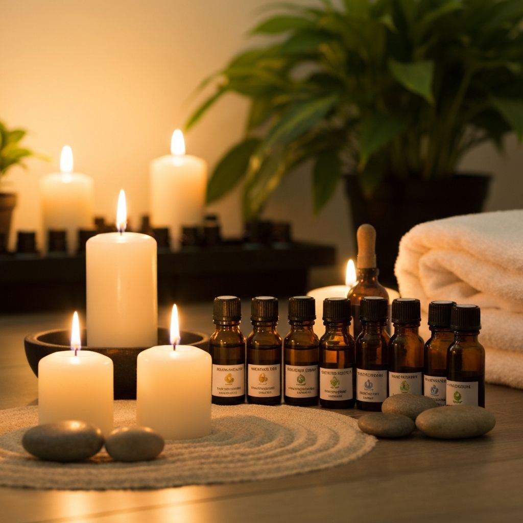 Aromatherapy massage in Phuket using essential oils for relaxation